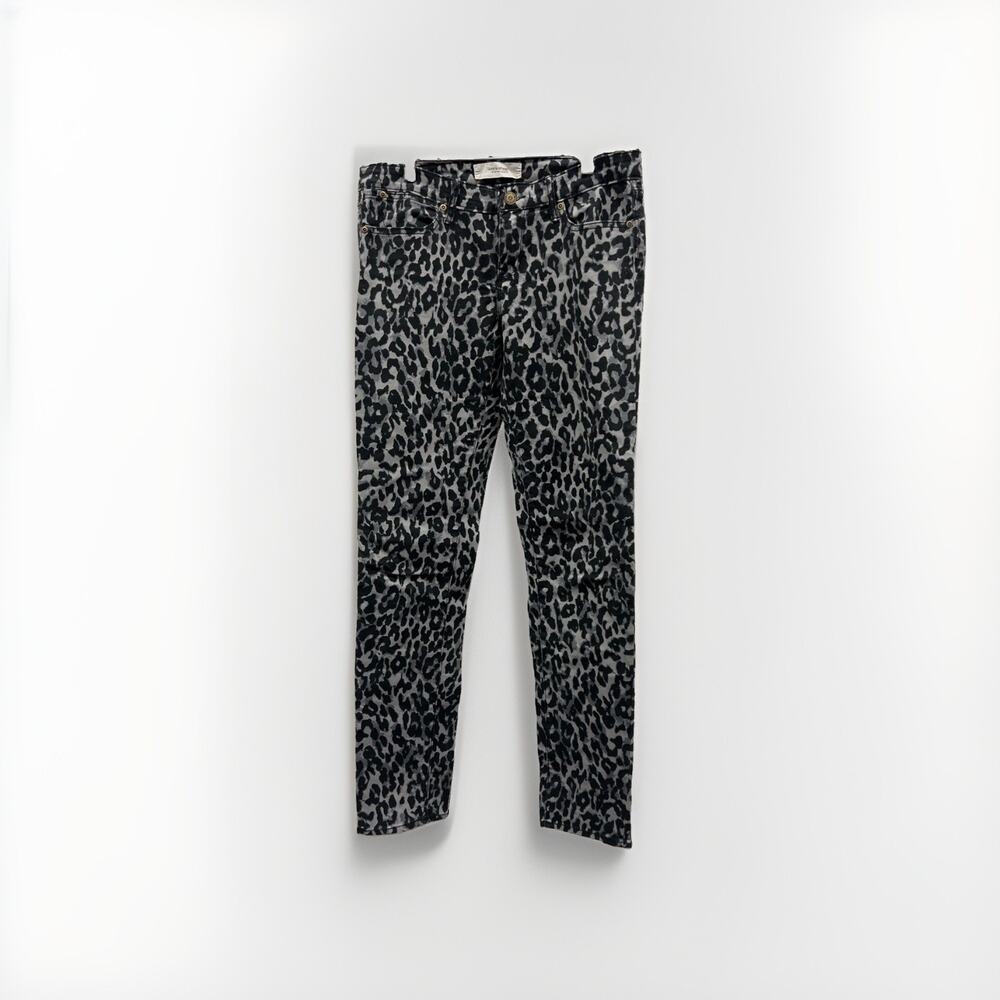 Vintage Y2K Mod Workshop Andrea Jovine Women's Animal Print Leopard Pants 8